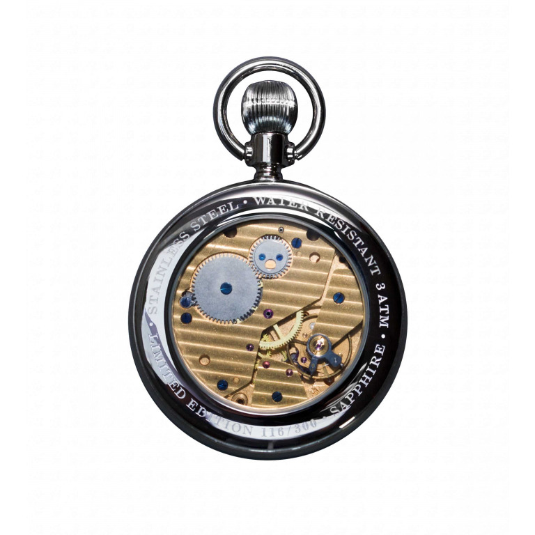 Taschen Uhr rückseite