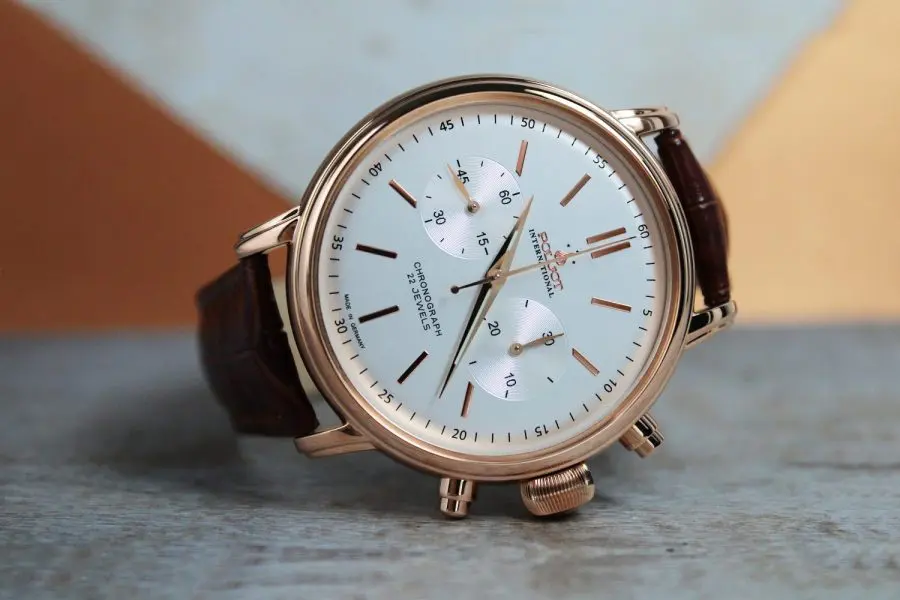 Studded Caliber 3105 Poljot Watch - Hirsch Wrist Band Letzte Luxury C, €  480,00